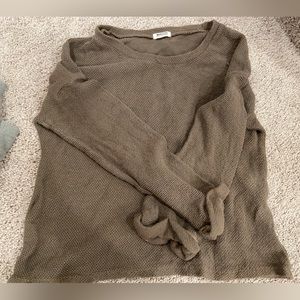 LA made khaki sweater